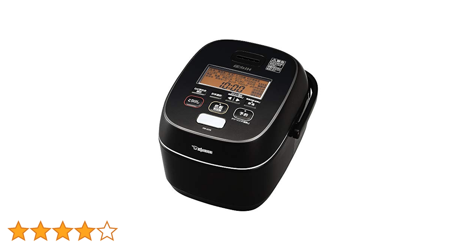 Amazon | 象印マホービン 炊飯器 5.5合 ブラック NW-JU10-BA
